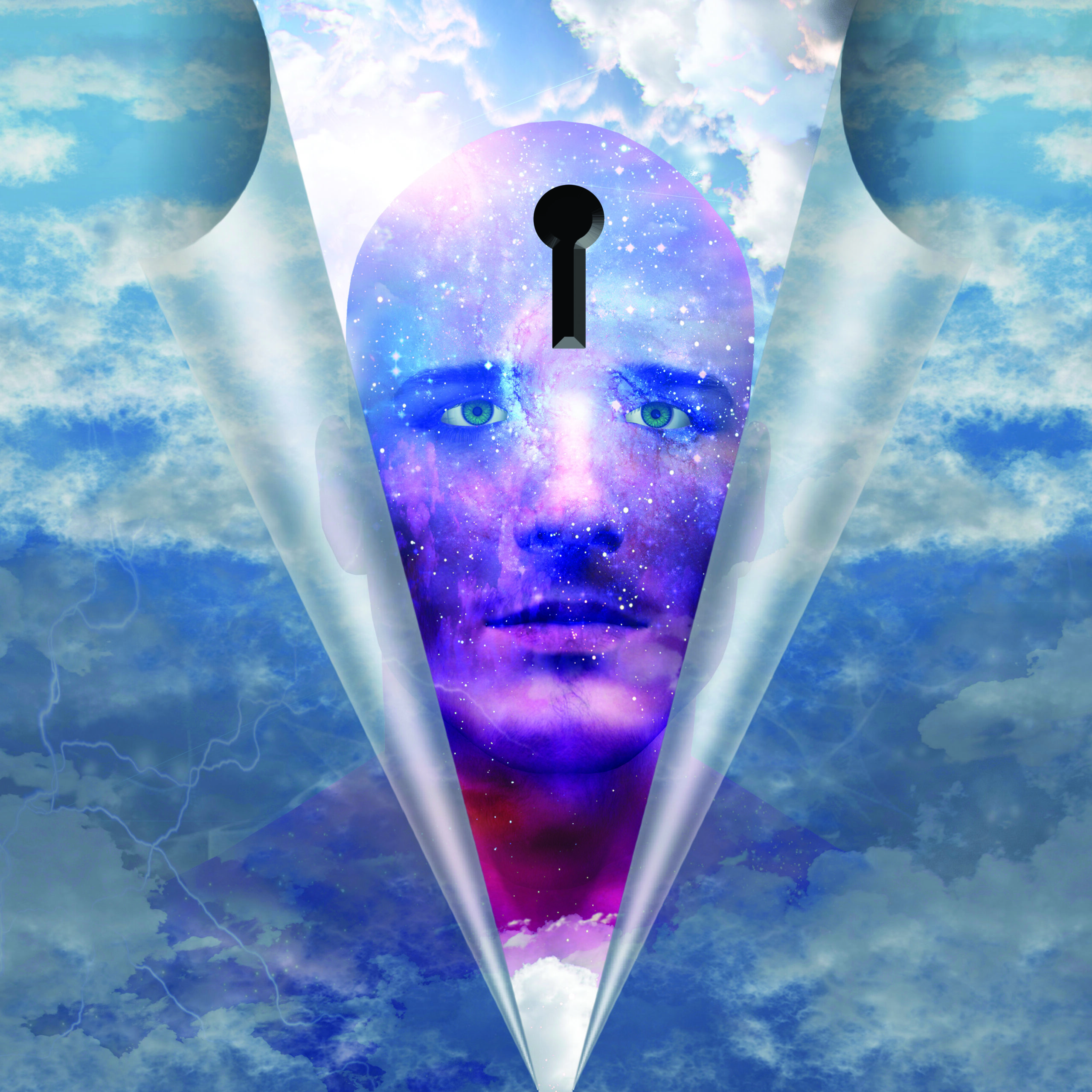 Starman with keyhole in head